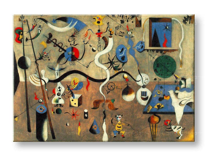 Slika na platnu CARNIVAL OF HARLEQUIN – Joan Miro