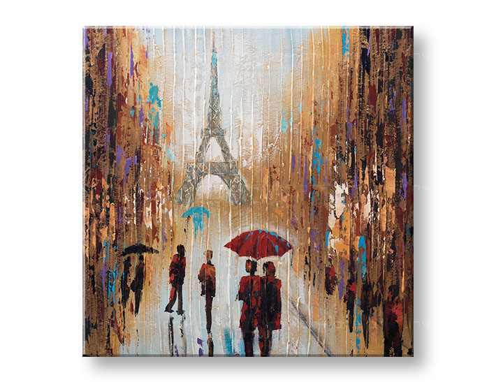 Slikana slika na platnu PARIZ 1-dijelna 70x70 cm CFAZH2980E1