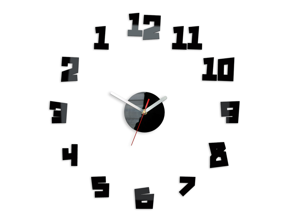 Zidni sat CRAZY CLOCK - BACK IN TIME NH030