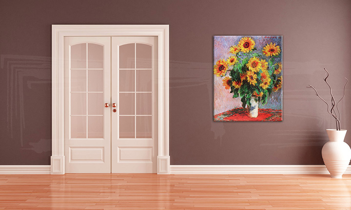 Slika na platnu SUNFLOWER – Claude Monet     