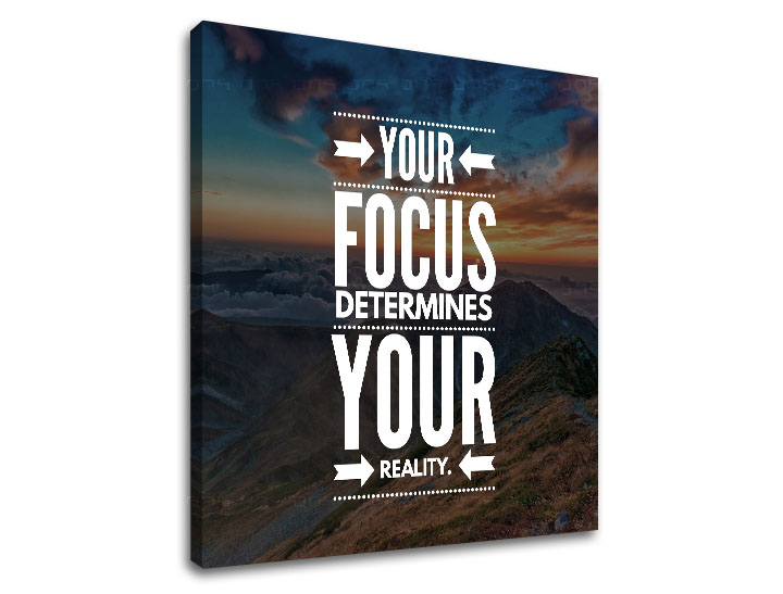 Motivaciona slika na platnu Your focus