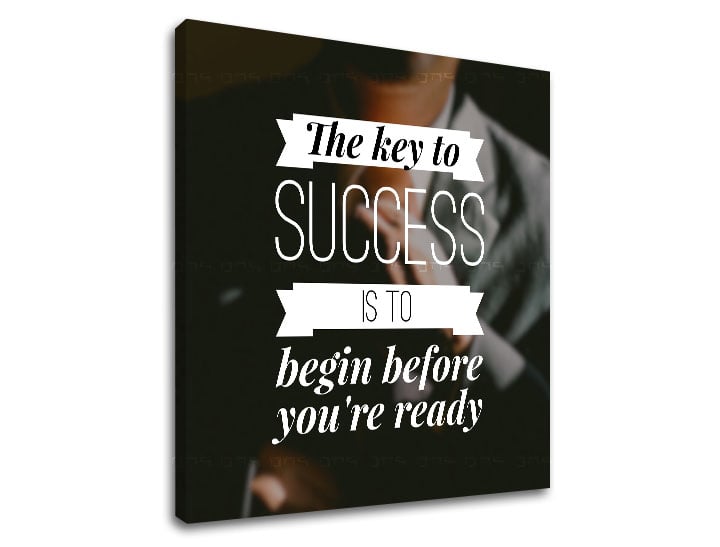 Motivaciona slika na platnu About success_010
