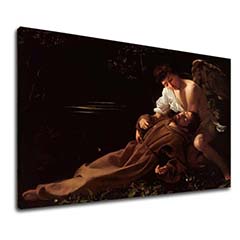 Slike na platnu Michelangelo Caravaggio - Saint Francis of Assisi in Ecstasy