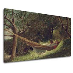 Slike na platnu Winslow Homer - Girl in the Hammock