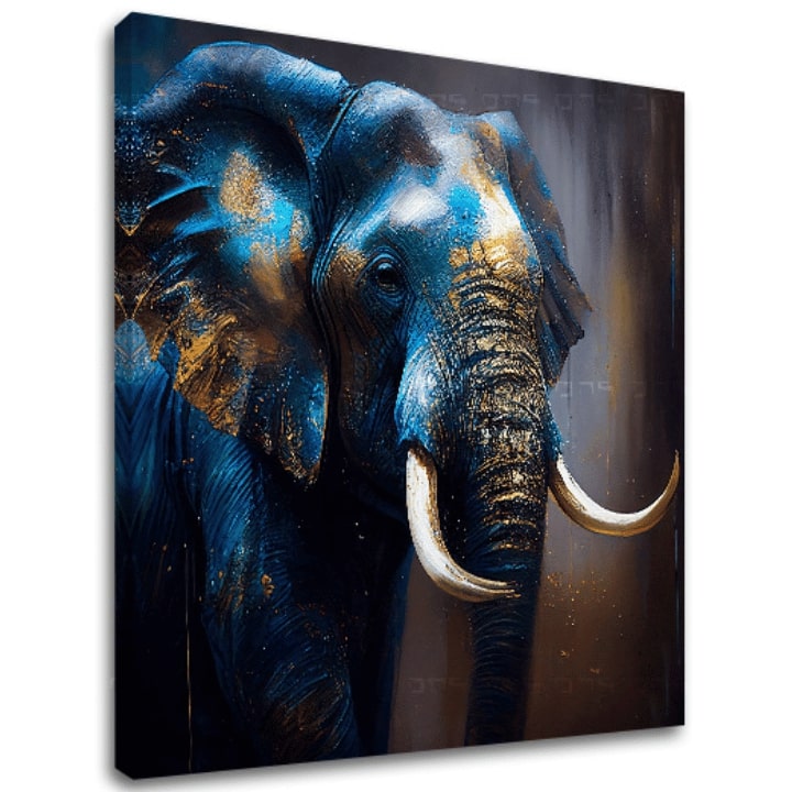 Dekorativna slika na platnu - PREMIUM ART - Graciozni div savane 80x80 cm