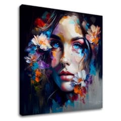 Dizajn dekoracije na platnu Nebo u očima | 50x50 cm