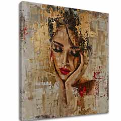 Elegantna slika žene The Graceful Muse