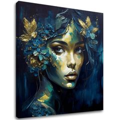 Moderne slike na platnu - Feminine Grace in Motion | 100x100 cm