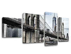Slike na platnu 4-delne GRADOVI - NEW YORK ME115E40