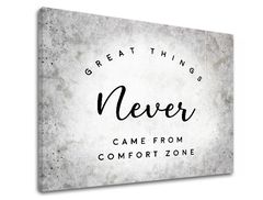 Motivacijska zidna slika GREAT THINGS 60x90 cm