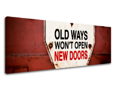 Motivacijska zidna umjetnost Stari načini_003