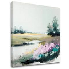 Pejzaž na platnu Neobično mjesto na livadi | 50x50 cm