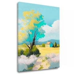 Pejzaž na platnu Pejzaž u potpunoj tišini | 100x90 cm