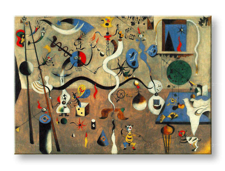 Slika na platnu CARNIVAL OF HARLEQUIN – Joan Miro