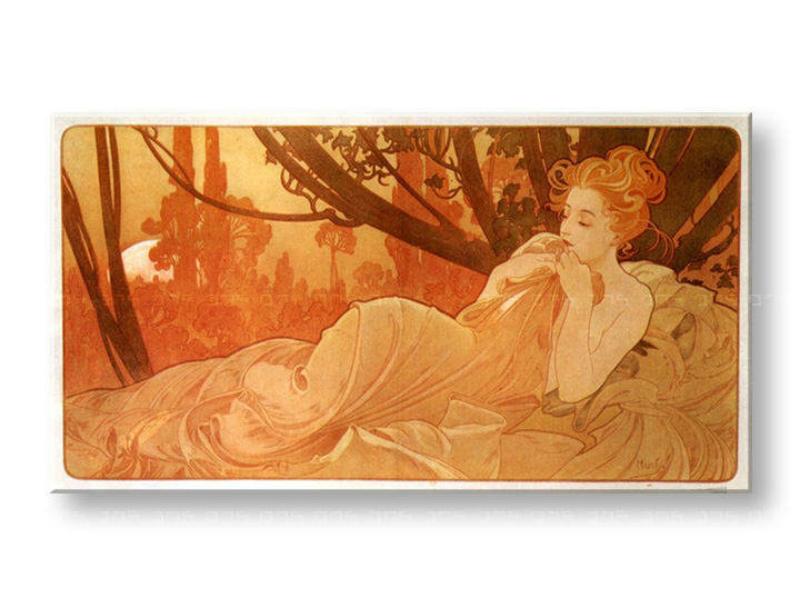 Slika na platnu SUMRAK – Alfons Mucha