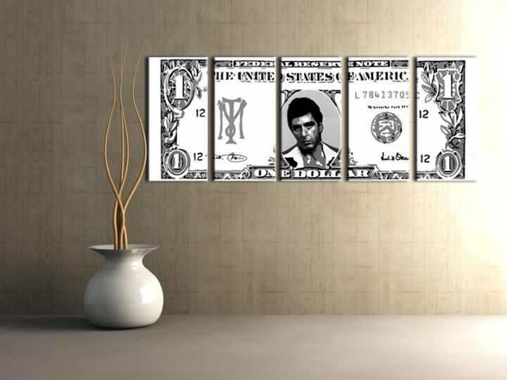 Ručno oslikana POP ART slika AL PACINO 200x80 cm