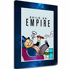 Slika na platnu BUILD AN EMPIRE - Poslovna ponuda
