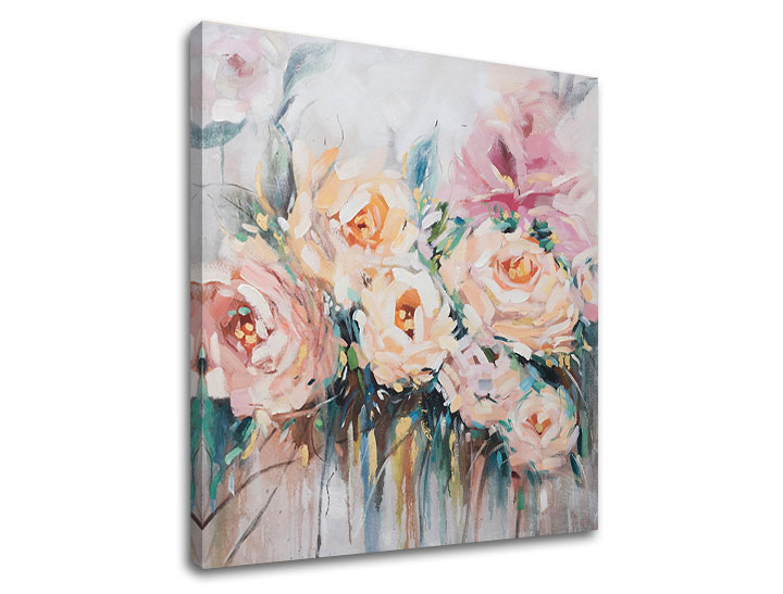 Slika na platnu CVIJEĆE 90x90 cm