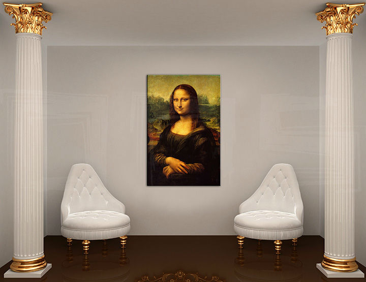 Slika na platnu MONA LISA - Leonardo Da Vinci 80x50 cm