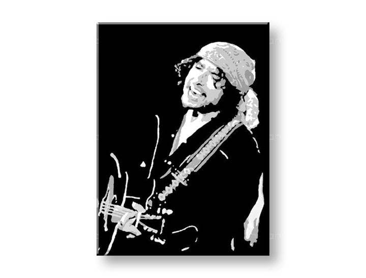 Ručno slikane slike na platnu na platnu POP Art Bob Dylan 1-dijelna