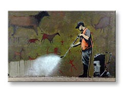 Slike na platnu 1-dijelna Street ART – Banksy BA010O1
