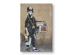 Slike na platnu 1-dijelna Street ART – Banksy BA012O1
