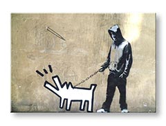 Slike na platnu 1-dijelna Street ART – Banksy BA014O1