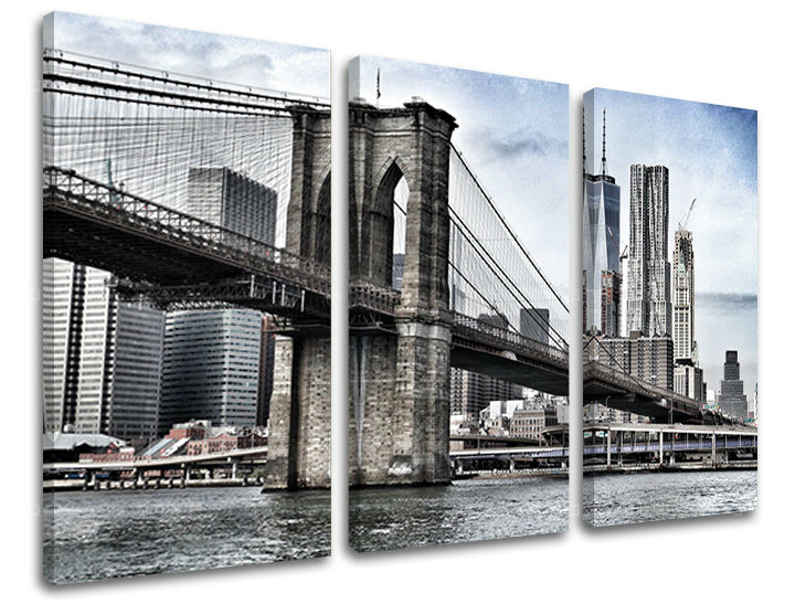Slike na platnu 3-delne GRADOVI - NEW YORK ME115E30