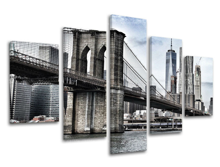 Slike na platnu 5-delne GRADOVI - NEW YORK ME115E50