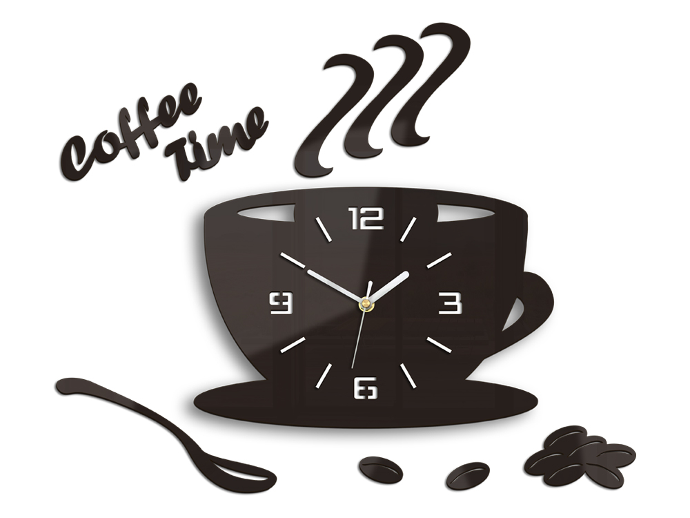 Zidni satovi COFFE TIME 3D WENGE HMCNH045-wenge